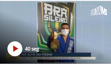 Lutador Delphi conquista medalha de ouro em Brasileiro de Jiu-Jitsu
