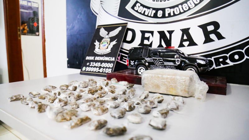 Polícia descobre disk-entregas de cocaína em fundos de loja de motos em Campo Grande