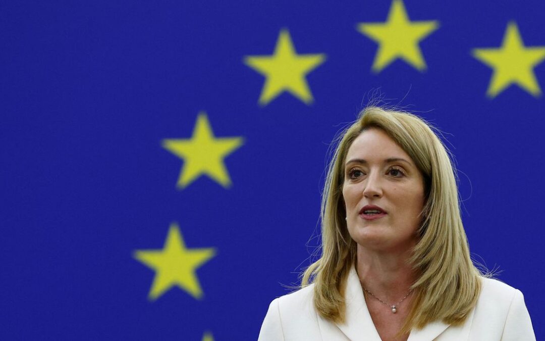 Roberta Metsola é eleita presidente do Parlamento Europeu