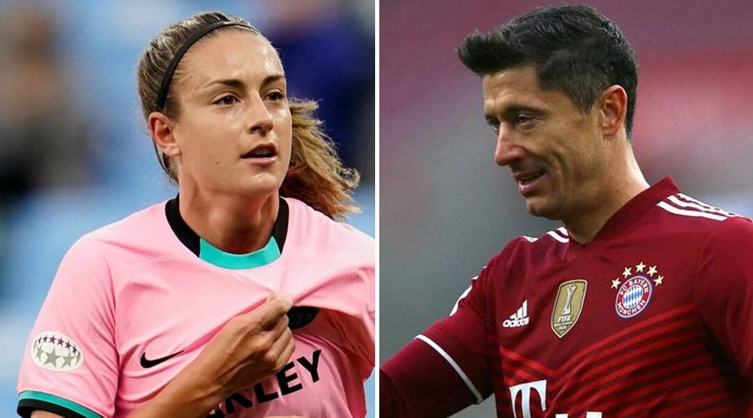 Lewandowski e Alexia Putellas são eleitos melhores jogadores do mundo