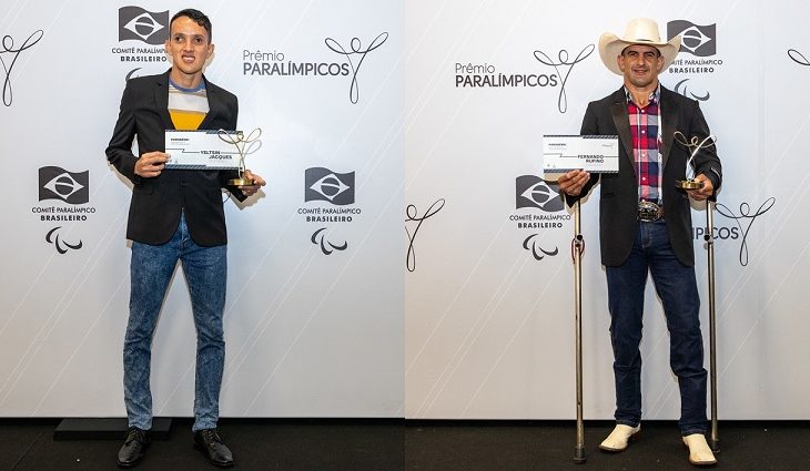 Bolsistas do Governo de MS, Fernando Rufino e Yeltsin Jacques são vencedores do Prêmio Paralímpicos