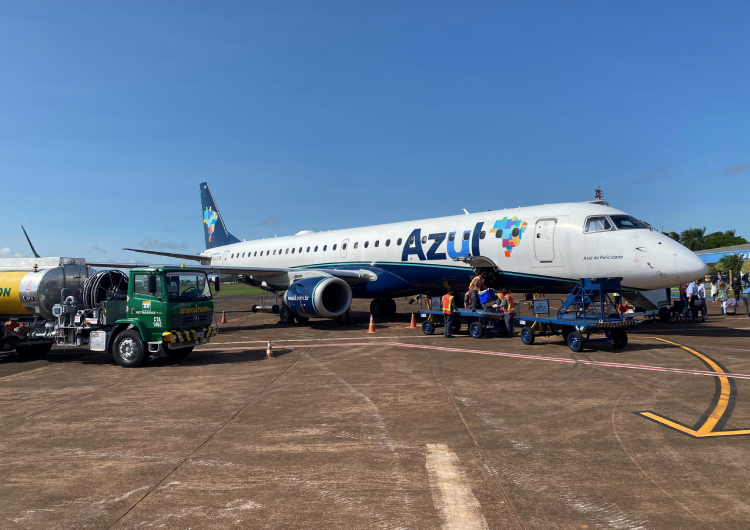 Aeroporto de Ponta Porã retoma operação de voos comerciais pela Azul
