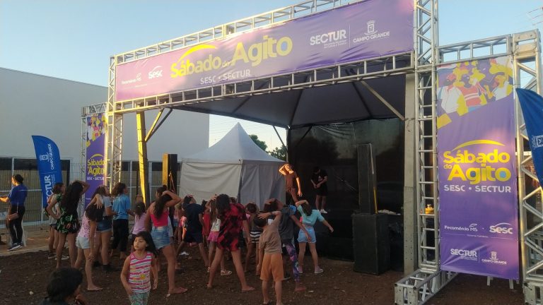 Mata do Jacinto recebe atrações para a criançada no edição do Sábado do Agito