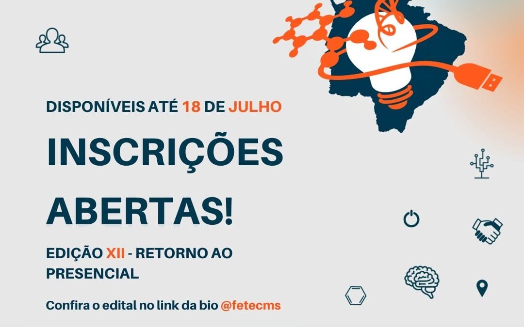 FETECMS 2022: Maior edição de feira estudantil do estado está com inscrições abertas