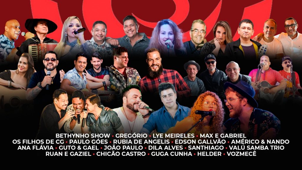 Feira central recebe 20 atrações da música regional nesta quarta-feira