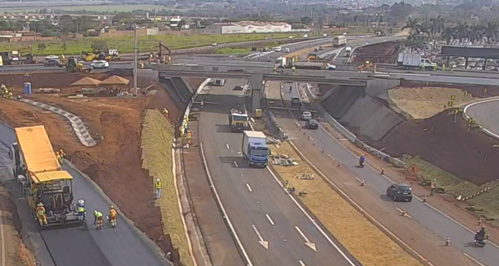 Obras do novo viaduto de Dourados, na BR-163, entram em reta final