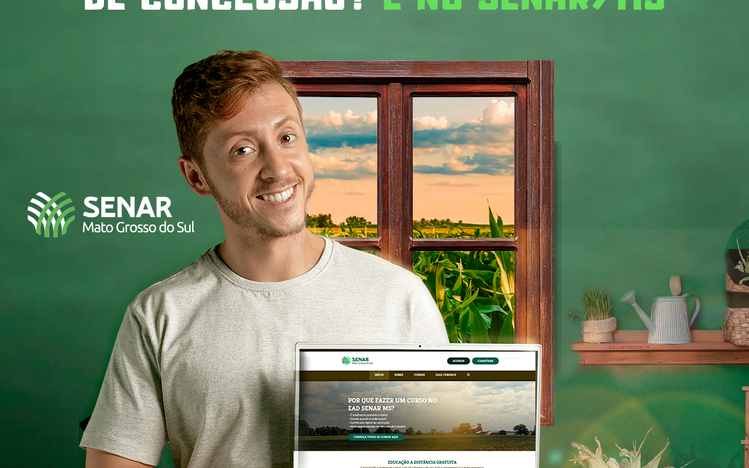 Plataforma EaD do Senar/MS oferece 17 cursos gratuitos do agro