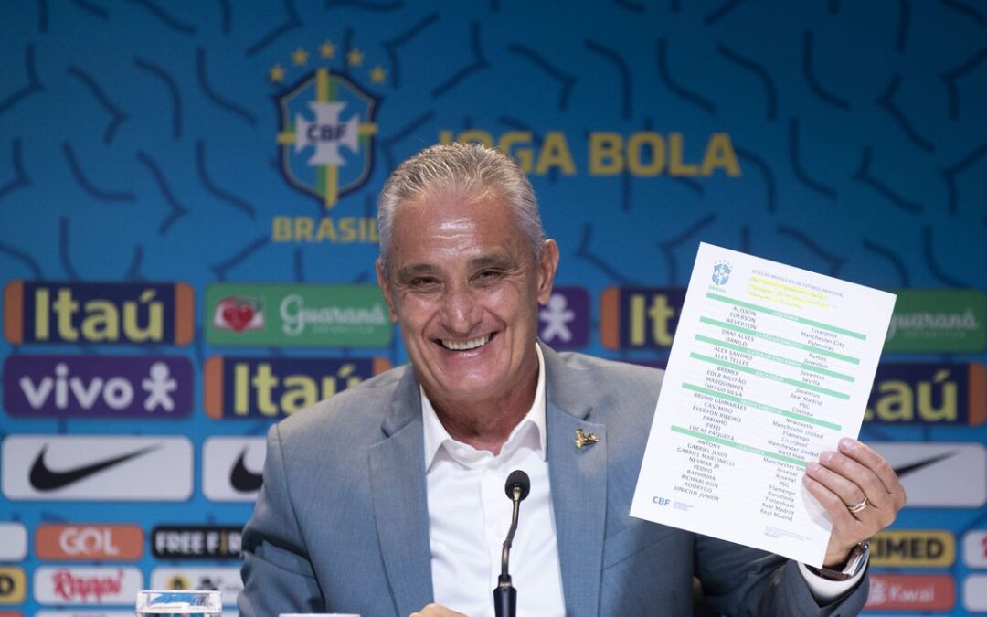 Com 15 estreantes em Copas, Tite convoca Brasil para o Mundial