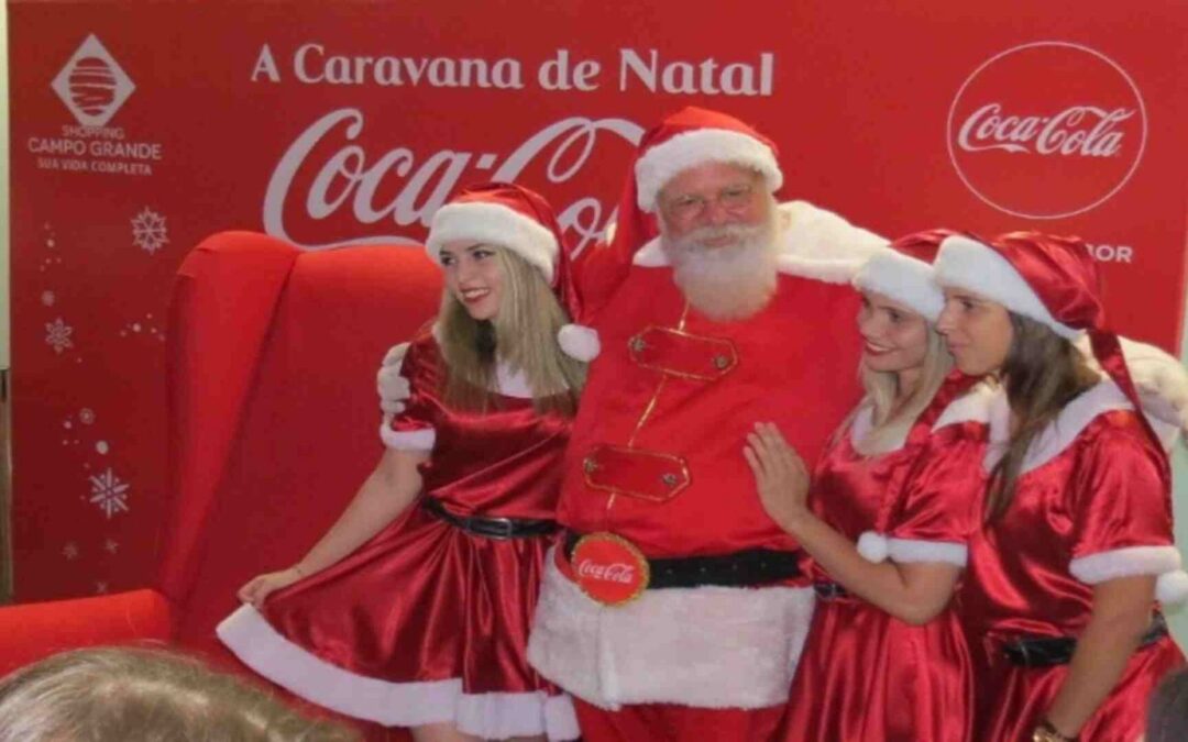 Papai Noel chega aos shoppings de Campo Grande