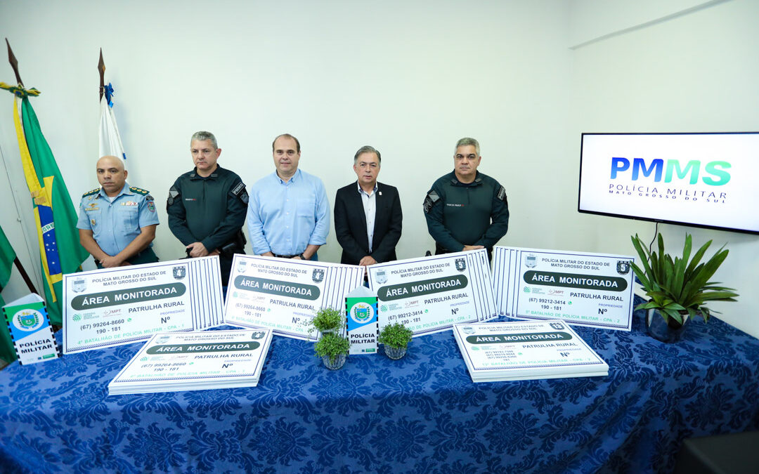 Sistema Famasul entrega 1,5 mil placas ao ‘Programa Campo Mais Seguro’