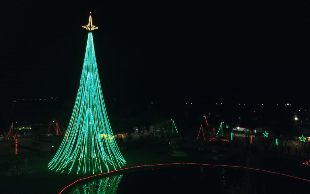 Com Caminho Sensorial, Prefeitura de Terenos inaugura Bosque Encantado do Natal nesta sexta (16)