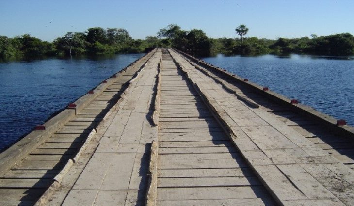 Ponte sobre Rio Nabileque no Pantanal terá travessia de veículos suspensa para reforma