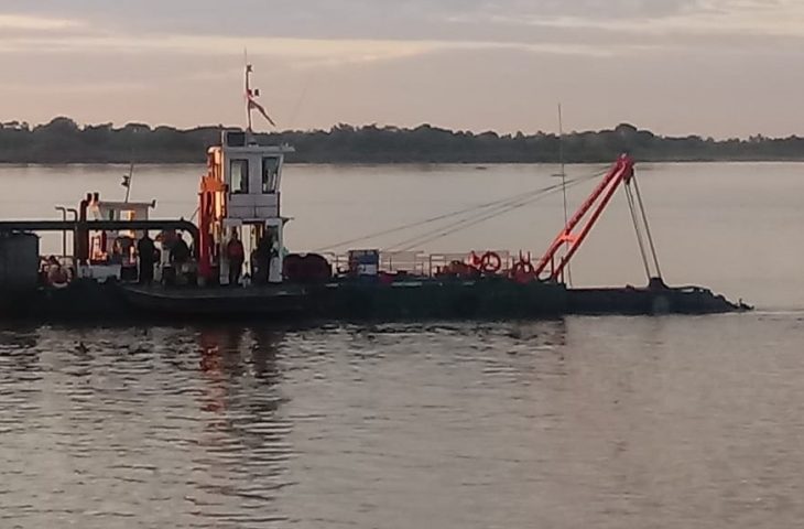 Para melhorar escoamento da produção regional, rio Paraguai passa por dragagem