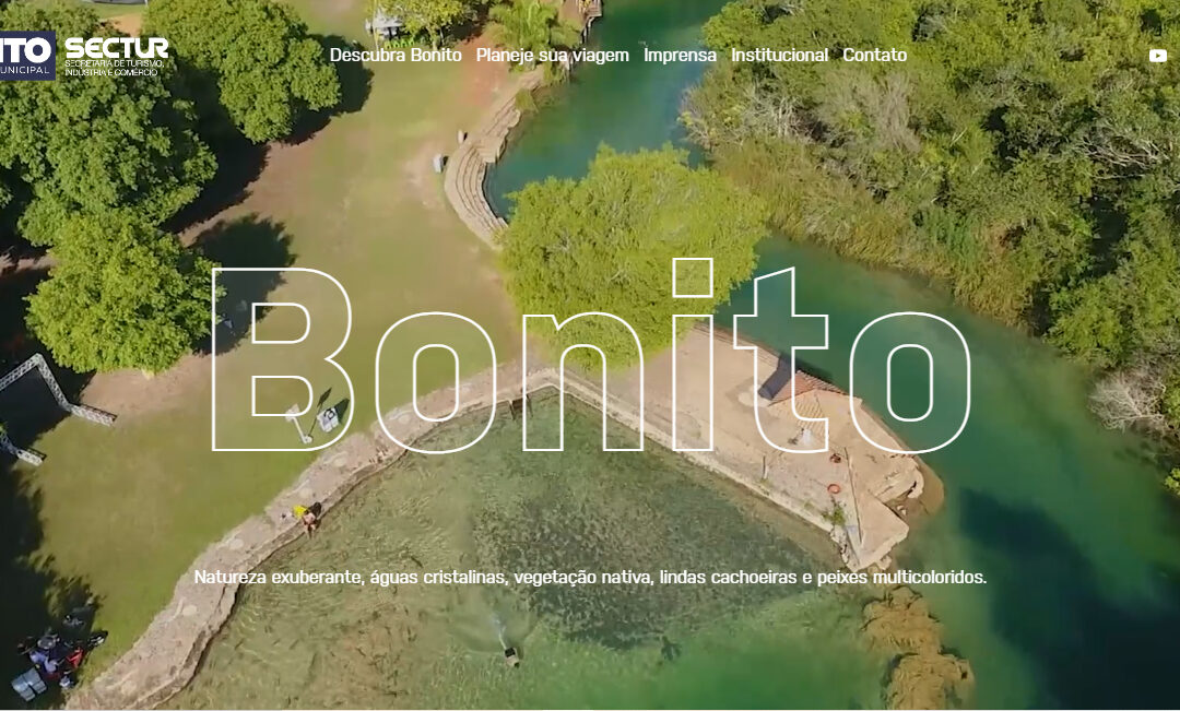 Bonito: Secretaria de Turismo moderniza site para facilitar acesso a informações