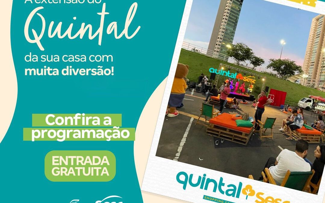 Quintal Sesc desta sexta traz contação de histórias e show musical