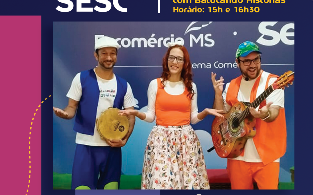 Espaço Sesc no Shopping Norte Sul traz a arte da contação de história neste fim de semana