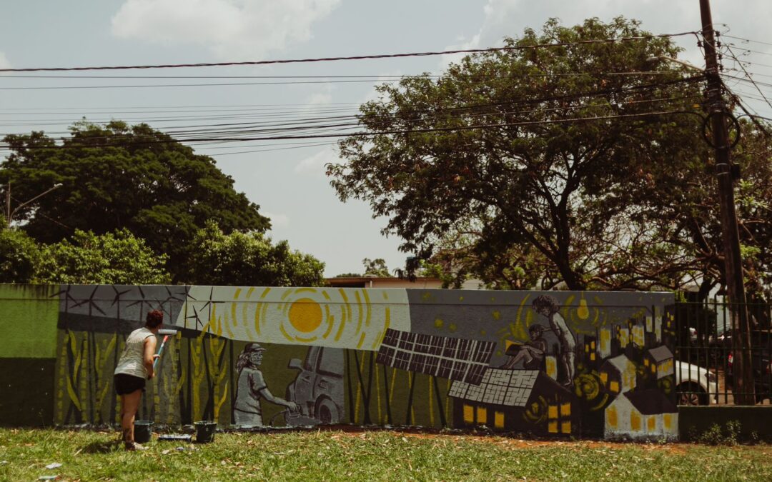 Projeto cultural concretiza as ODS nos muros de escolas públicas de Campo Grande