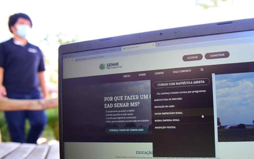 Educação a distância, gratuita, com certificado e qualidade Senar/MS
