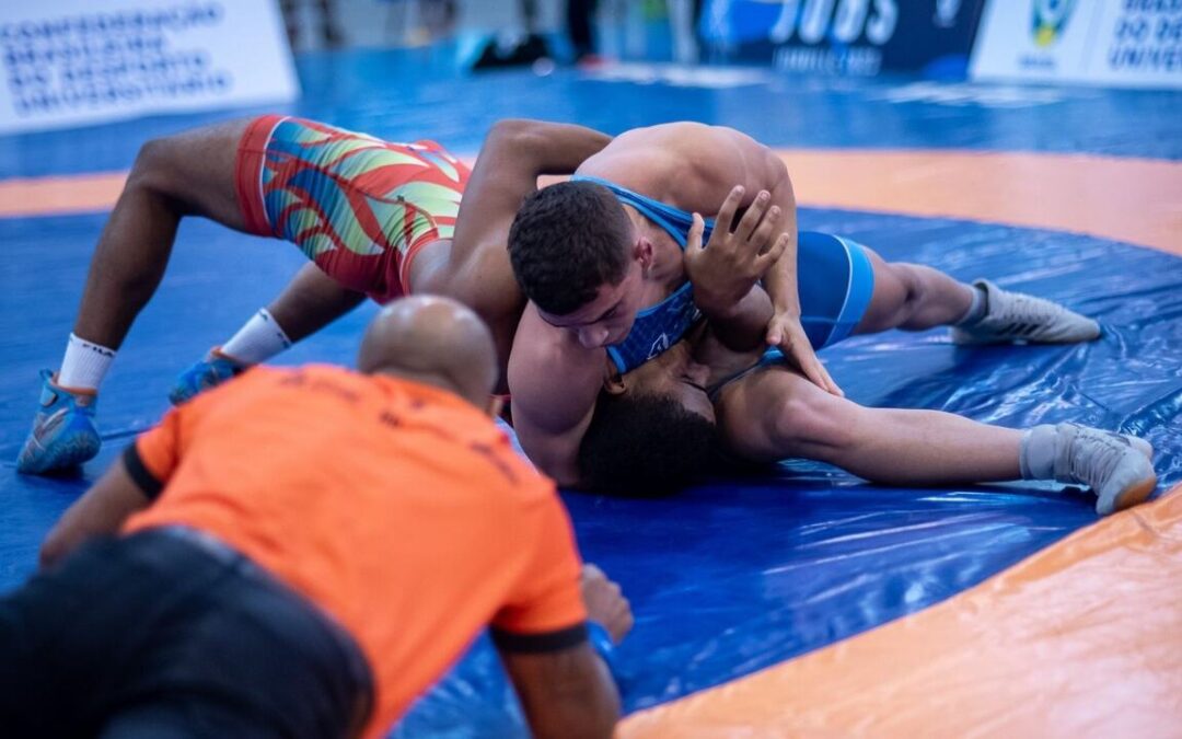 MS domina o wrestling nos Jogos Universitários Brasileiros e segue invicto por três anos