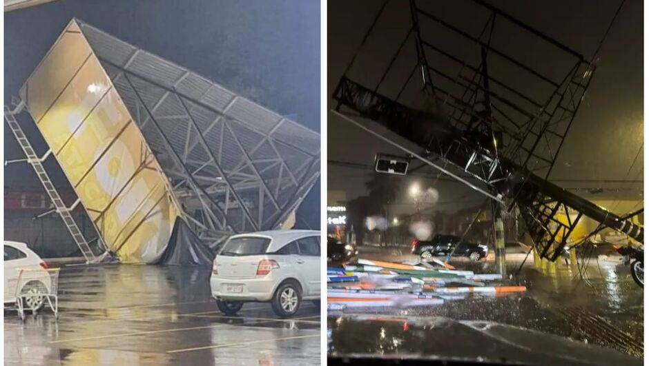 Temporal deixa rastro de destruição e ruas sujas em Campo Grande