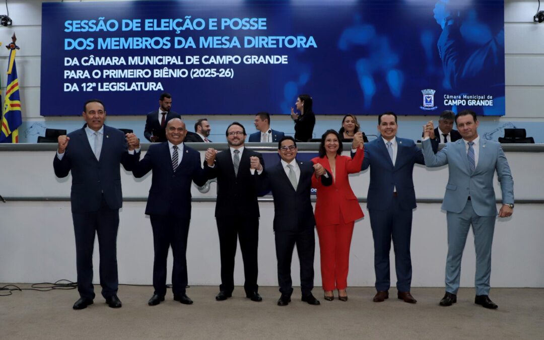 Papy é eleito presidente da Câmara Municipal de Campo Grande