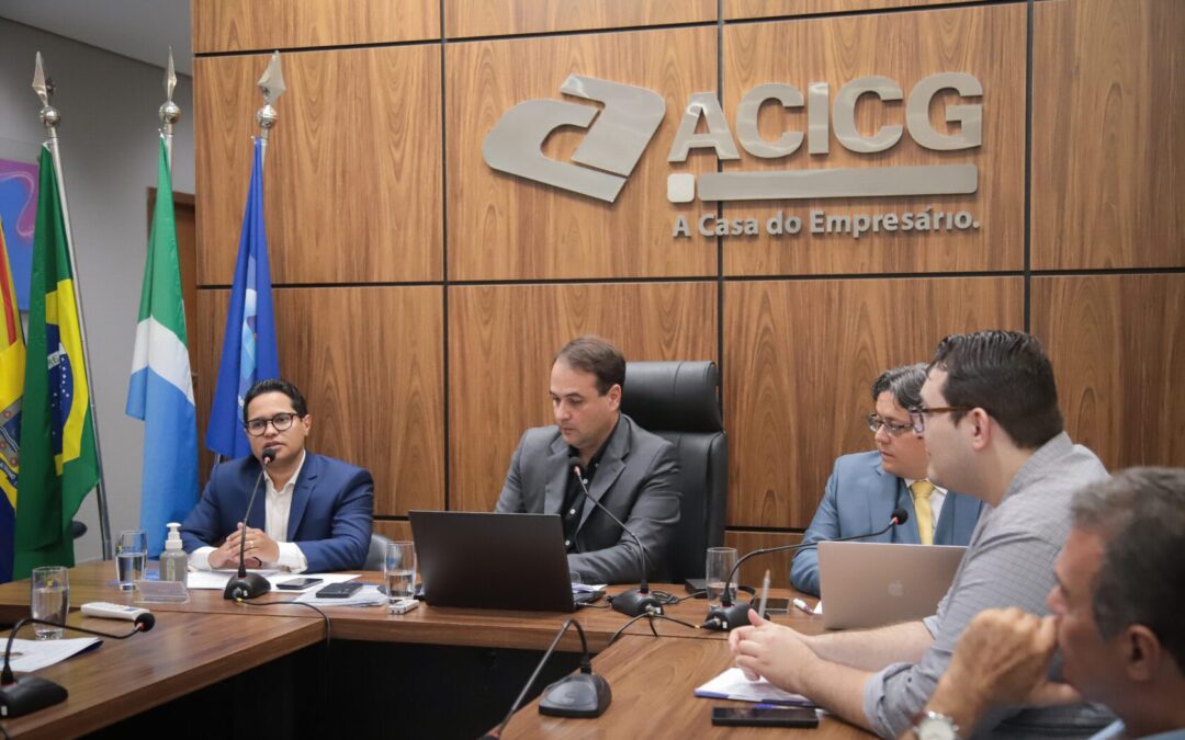 Presidente Papy se reúne com diretoria da ACICG para debater sobre o comércio no Centro da capital