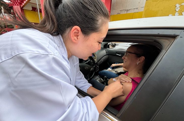 2 mil pessoas foram imunizadas em ‘Drive-thru da Vacinação’ durante o Dia D contra influenza