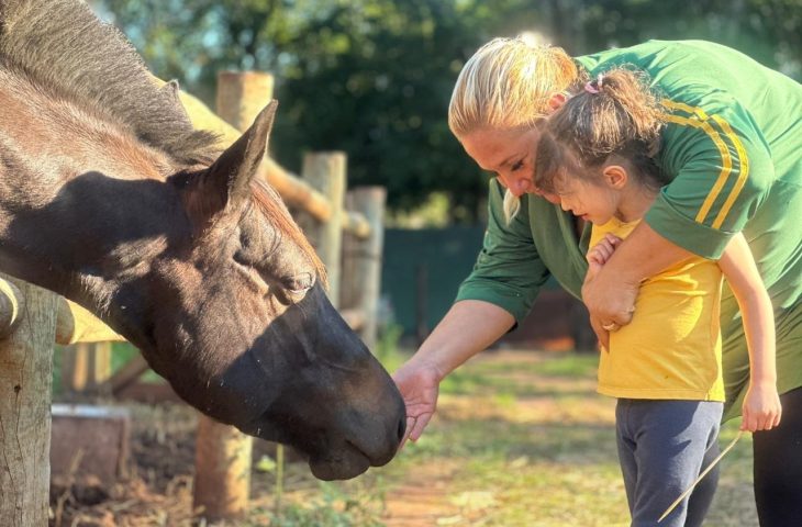 Equoterapia em MS une saúde, inclusão e reabilitação para pessoas com deficiência