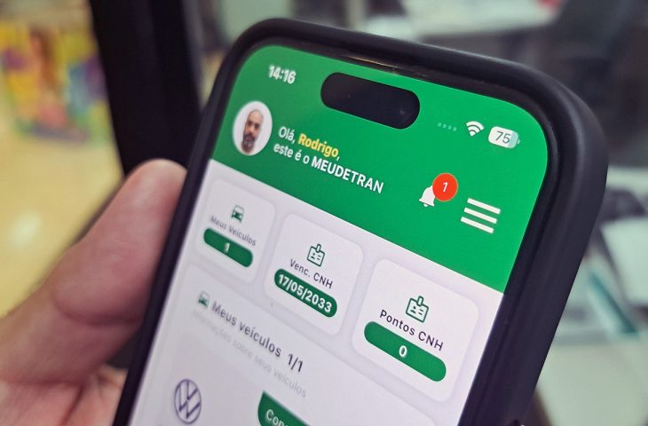 Aplicativo Meu Detran começam a notificar sobre prazo de licenciamento de veículos em MS