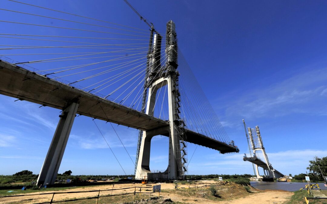 Prevista para maio, ponte Internacional da Rota Bioceânica entra na fase final