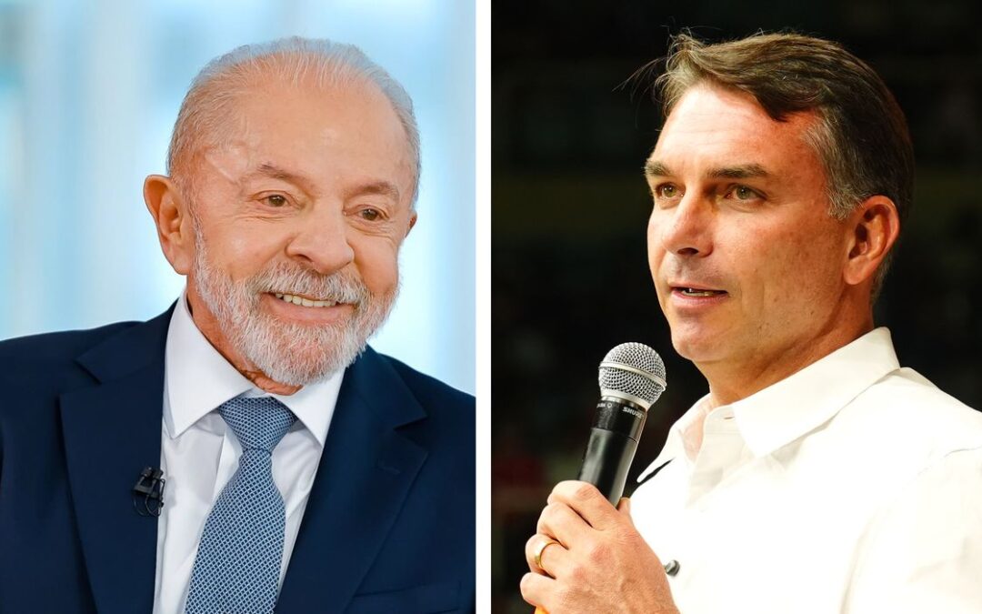 Flávio tem 51,4% das intenções de voto contra 48,6% de Lula, diz Instituto França